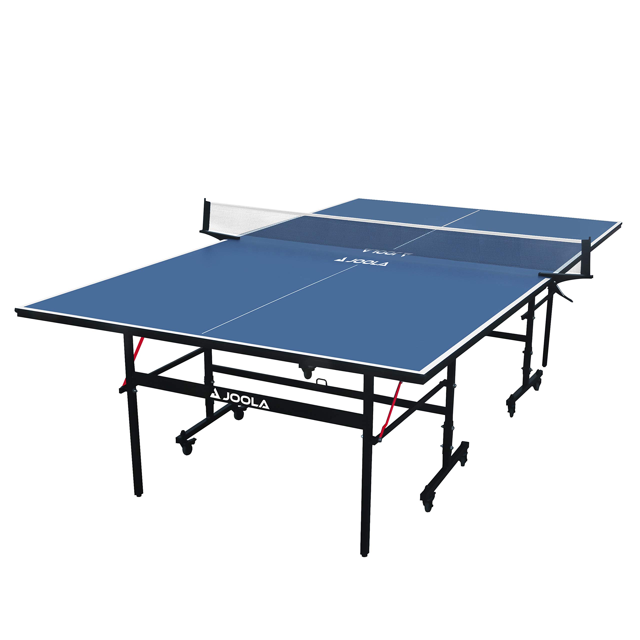  JOOLA À l'intérieur - Table de ping-pong d'intérieur professionnelle en MDF avec filet de ping-pong à serrage rapide et jeu de poteaux - Assemblage facile en 10 minutes - Table de ping-pong avec...