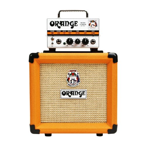 Orange Amps Micro Terror Préampli à lampes 20 watts Ampli à lampes compact avec baffle de guitare et faisceau de câbles (3 pièces)