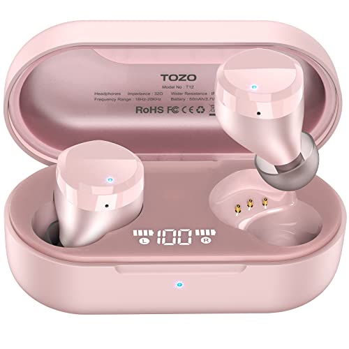 TOZO T12 Écouteurs sans fil Bluetooth Casque Premium Fi...