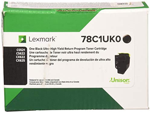 Lexmark 78C1UK0 Cartouche de toner du programme de retour à très haut rendement