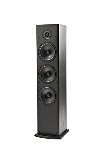 Polk Audio T50 Enceinte colonne de 150 watts pour cinéma maison (simple) - Son incroyable | Dolby et DTS Surround