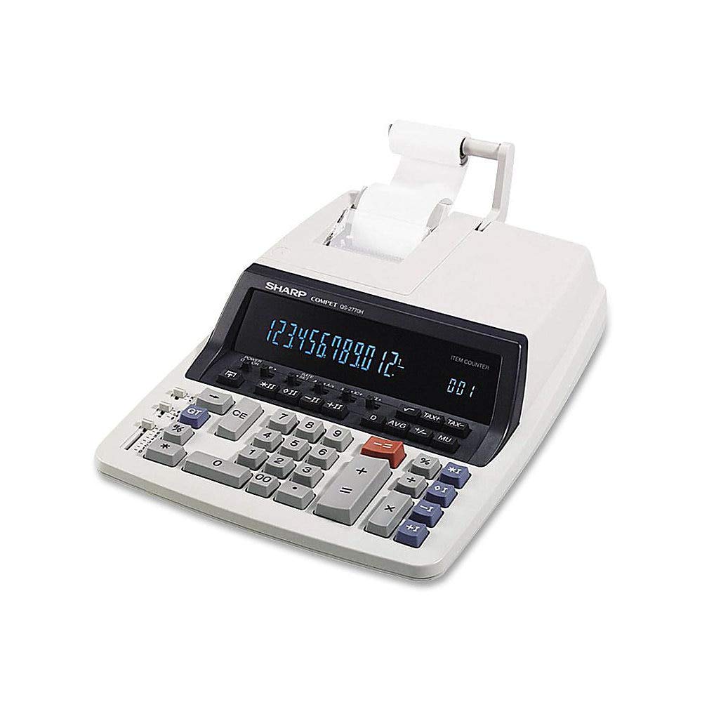 Sharp Calculatrice d'impression à usage commercial (QS-2770H)
