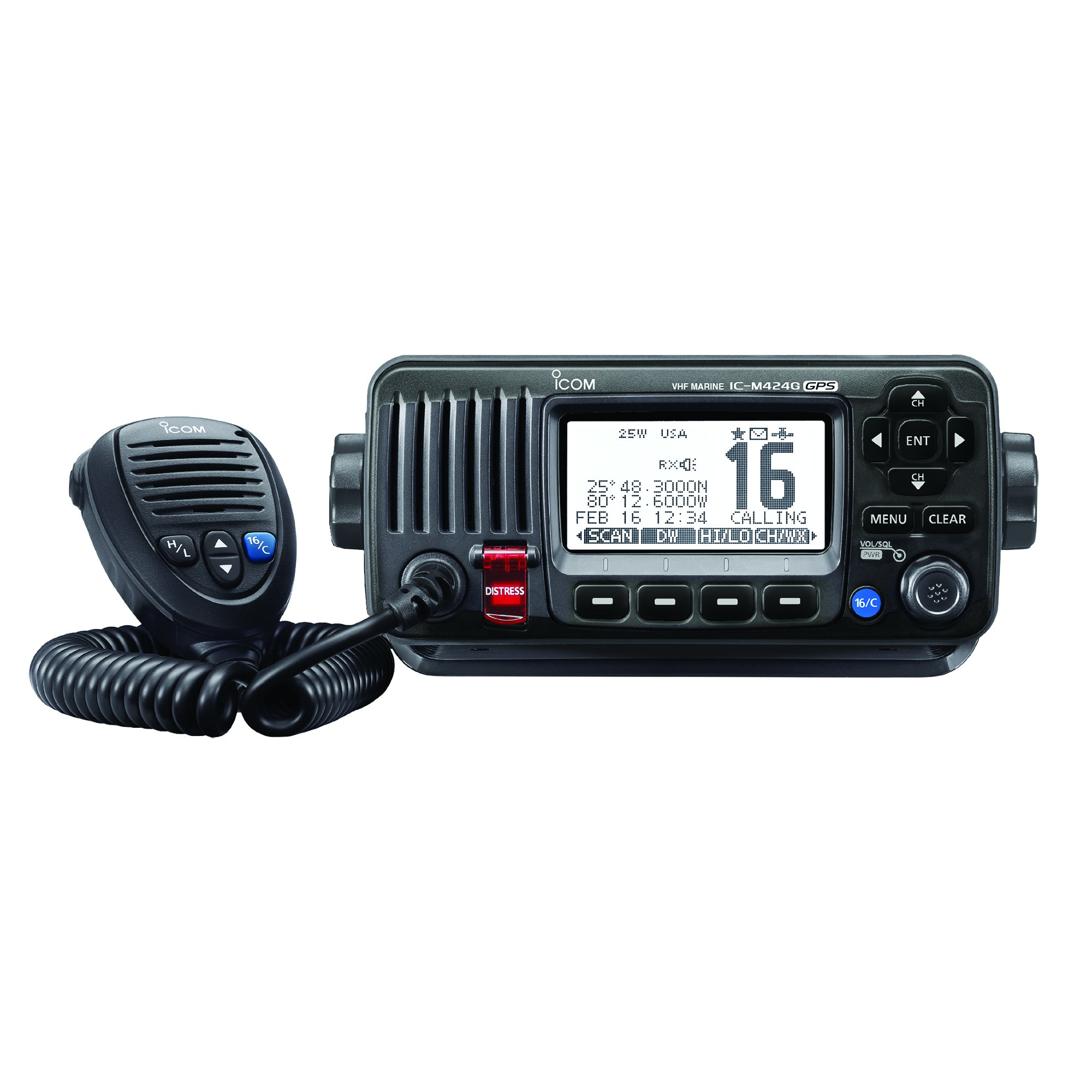 ICOM Radio VHF à montage fixe M424G 21 avec GPS interne