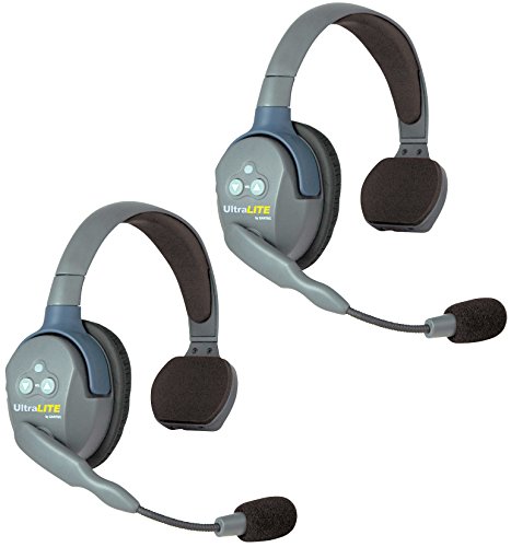 EARTEC Communication casque sans fil UL2S UltraLITE Full Duplex pour 2 utilisateurs - 2 casques d'oreille simples
