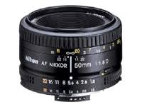 Nikon Objectif AF FX NIKKOR 50 mm f / 1.8D avec contrôle d'ouverture manuel