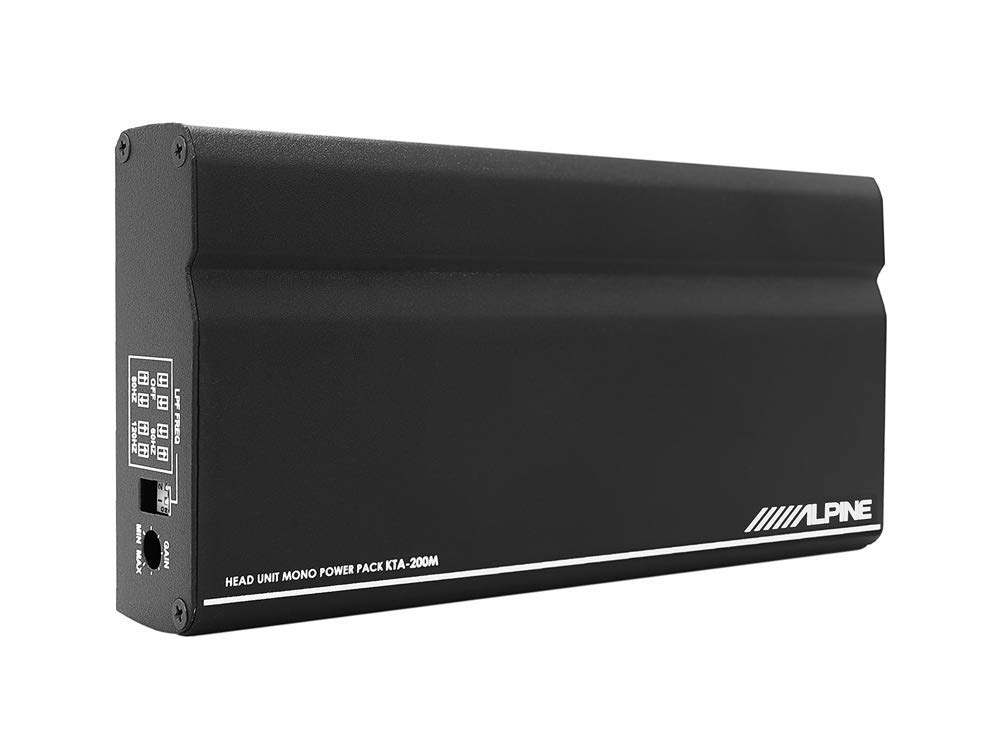 Alpine KTA-200M Amplificateur de bloc d'alimentation DDP mono 400 watts avec PowerStack