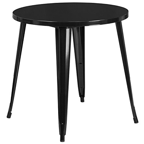 Flash Furniture Table ronde intérieure-extérieure en métal 30''