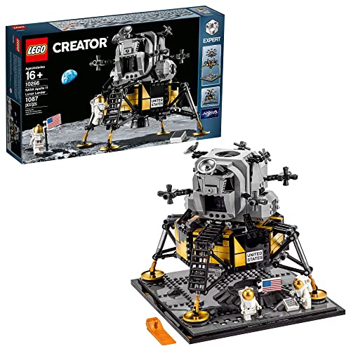 LEGO Creator Expert NASA Apollo 11 Lunar Lander 10266 Ensemble de jouets de construction pour 16 ans et plus (1087 pièces)