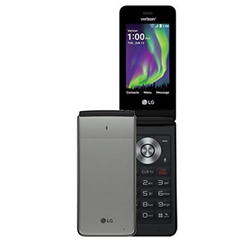 LG - Exalt 4G LTE VN220 avec téléphone portable à mémoire de 8 Go - Argent (Verizon)