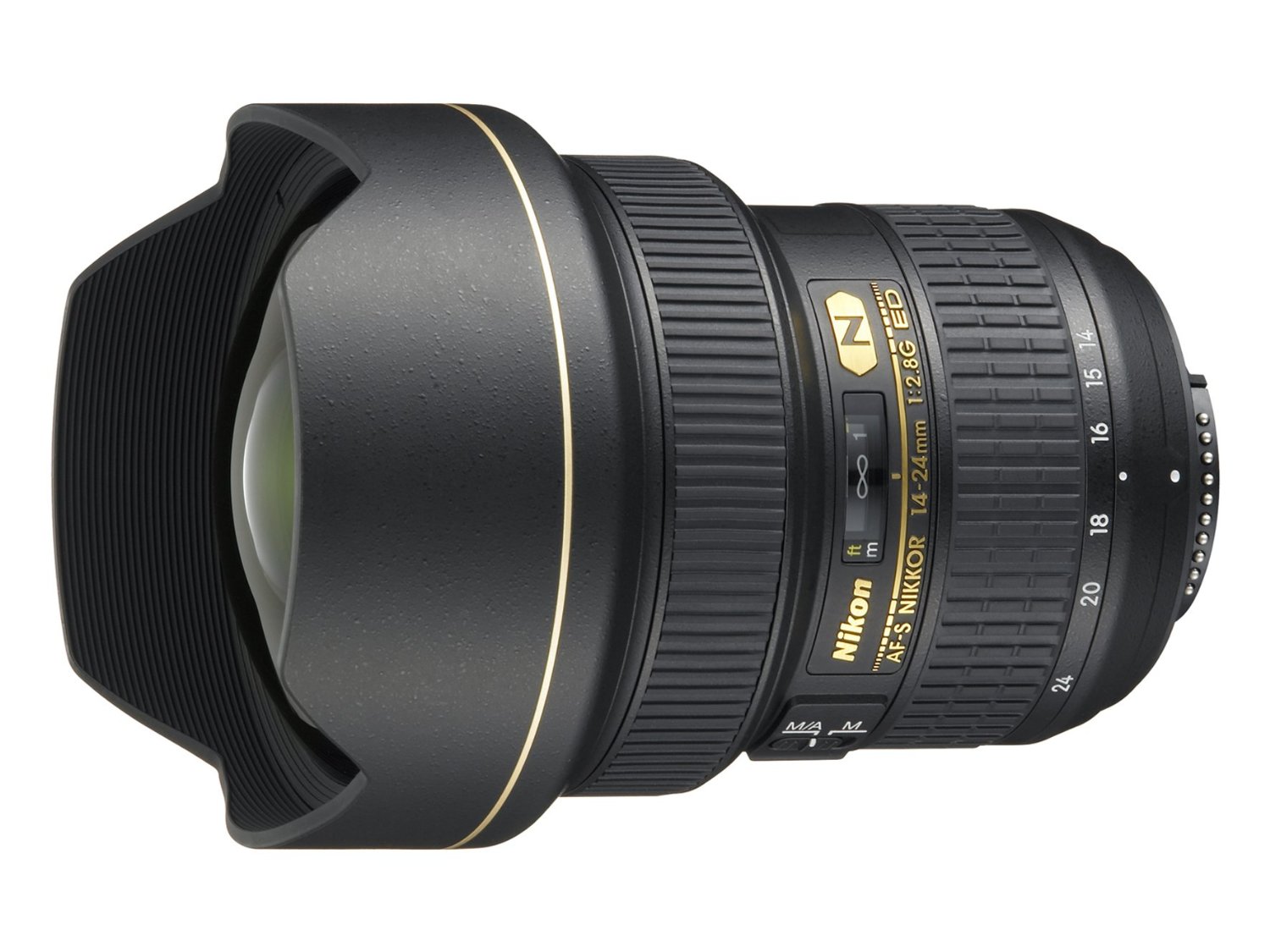 Nikon Objectif zoom AF-S FX NIKKOR 14-24 mm f / 2.8G ED avec mise au point automatique pour appareils photo reflex numériques