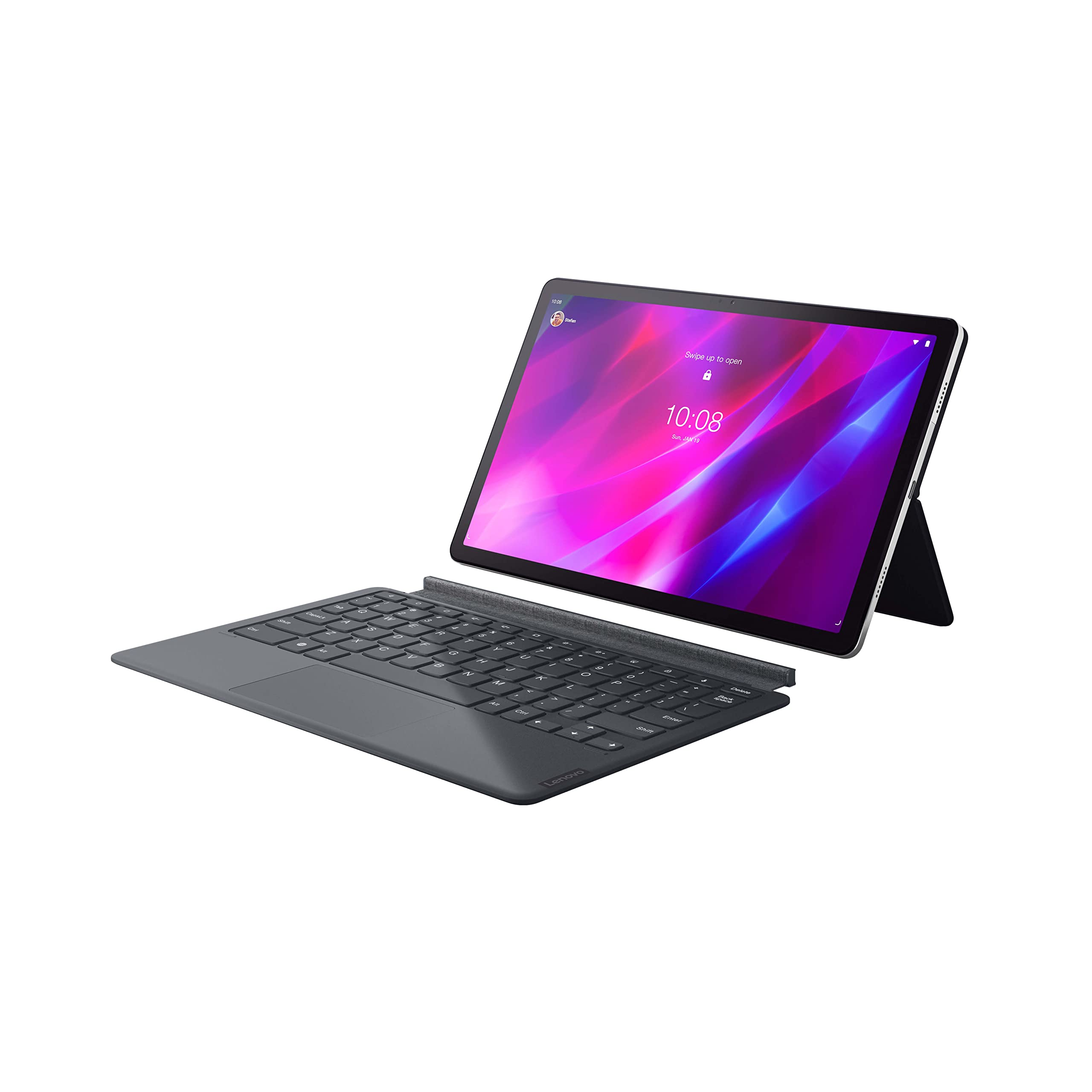  Lenovo - Tab P11 Plus - Tablette - Écran 11' 2K - Processeur MediaTek Octa-Core - 4 Go de mémoire - 128 Go de stockage - Dolby Atmos - Android 11 - Bluetooth & Wi-Fi - Batterie longue durée - Clavier...
