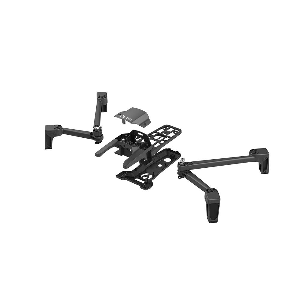  Parrot - Kit Mécanique pour Drone Anafi - Corps Drone + 2 Bras Avant + 2 Bras Arrière + Charnière et Support + LED + Câble Coaxial Avant et Arrière + Vis et Outil de Montage - Kit de Réparation...
