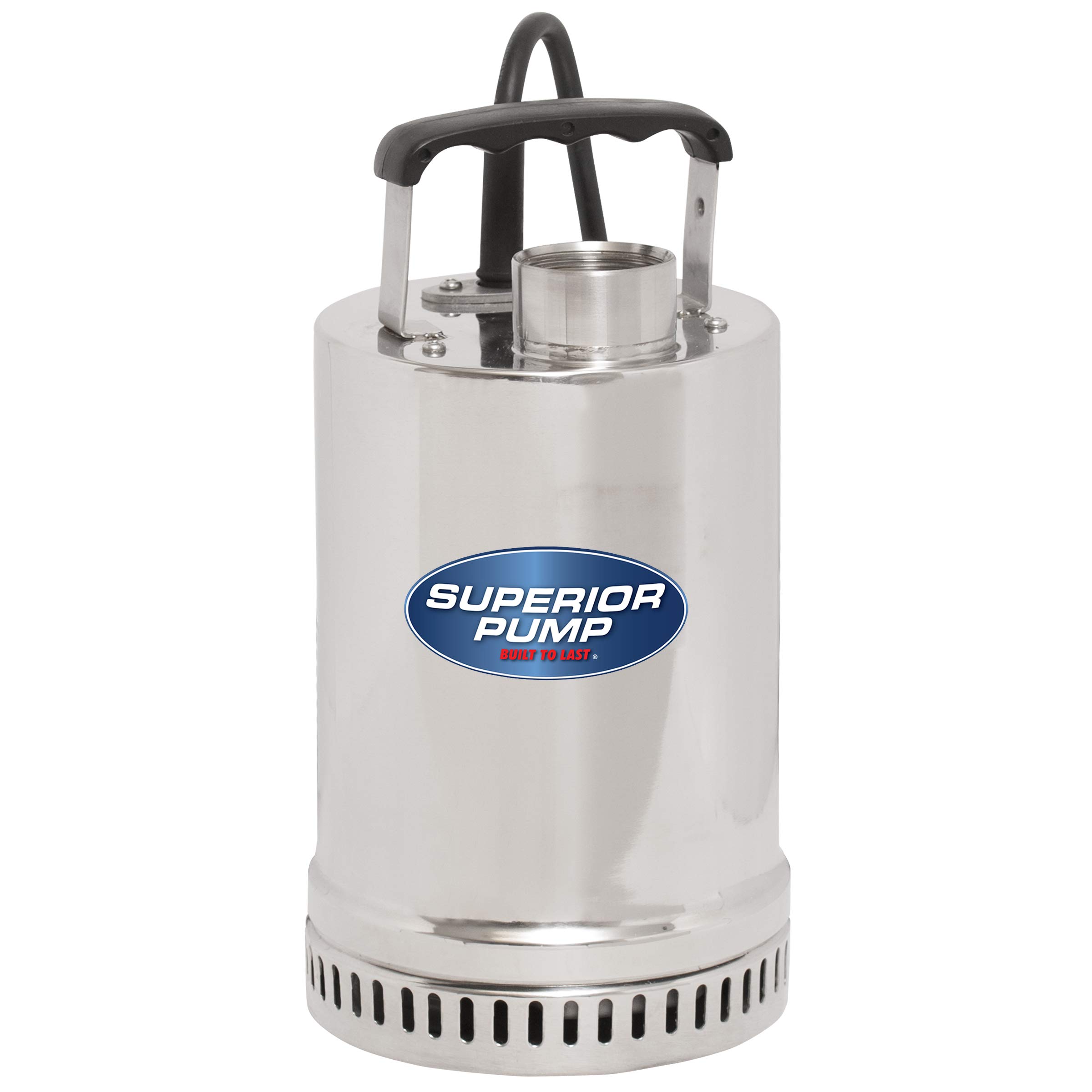 Superior Pump 91292 Pompe utilitaire en acier inoxydable 1/4 HP