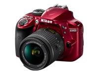 Nikon D3400 avec AF-P DX NIKKOR 18-55mm f / 3.5-5.6G VR et AF-P DX NIKKOR 70-300mm f / 4.5-6.3G ED (rouge)