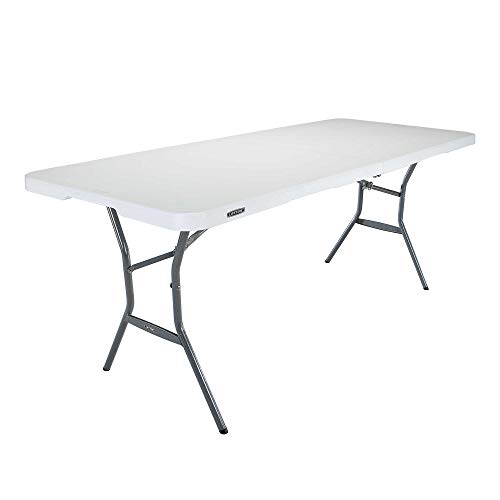 Lifetime 25011 Table commerciale légère pliable en deux