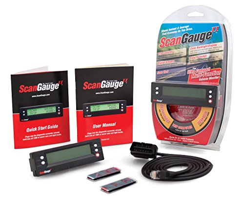 ScanGauge - Ordinateur d'automobile 3-en-1 ultra compact SG2 II avec jauges numériques d'économie de carburant en temps réel personnalisables
