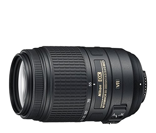Nikon AF-S DX NIKKOR 55-300mm f / 4.5-5.6G ED objectif zoom à réduction de vibration avec mise au point automatique pour appareils photo reflex numériques
