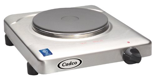 CADCO Plaque chauffante portative en fonte de 120 volts KR-S2
