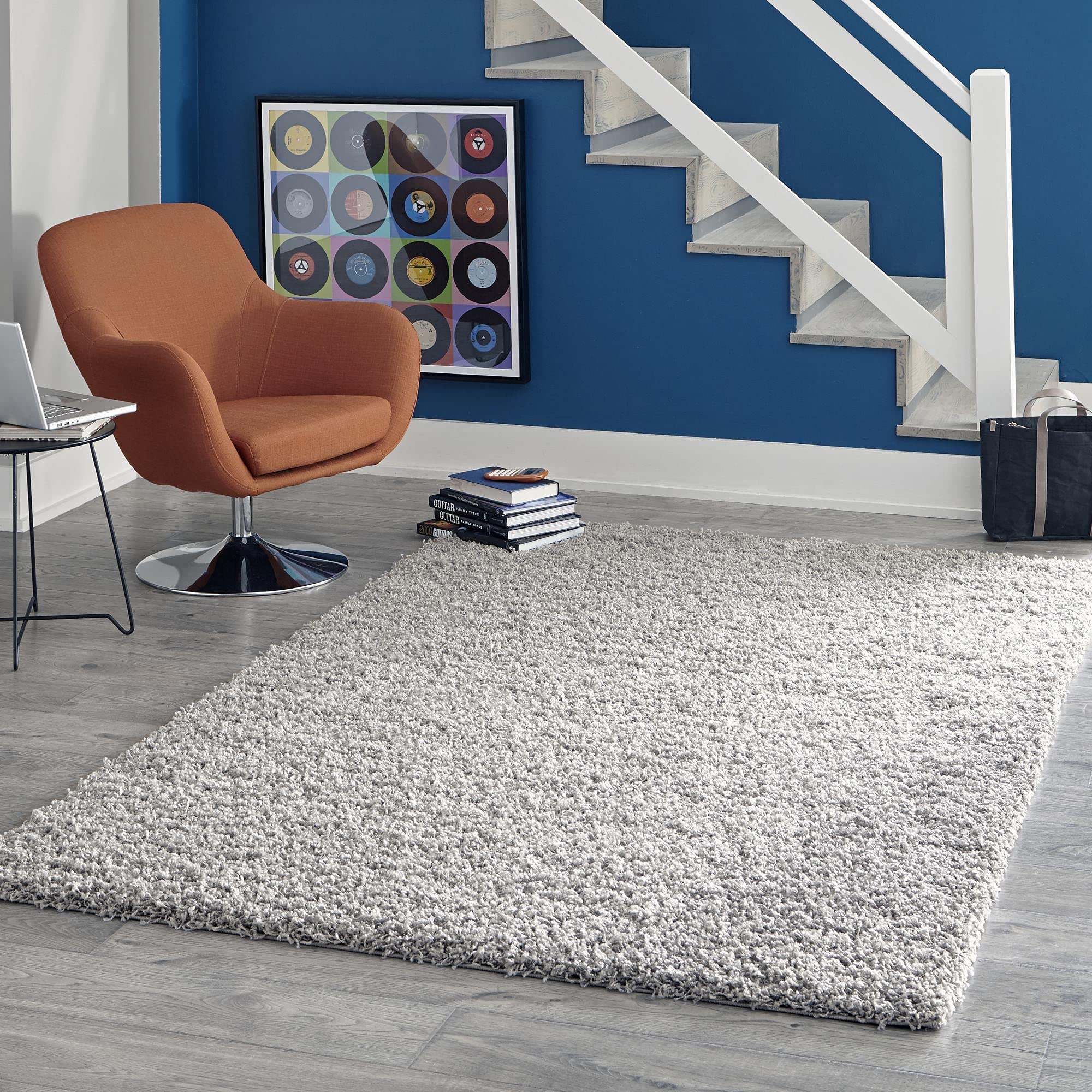 Unique Loom Tapis uni de la collection Shag