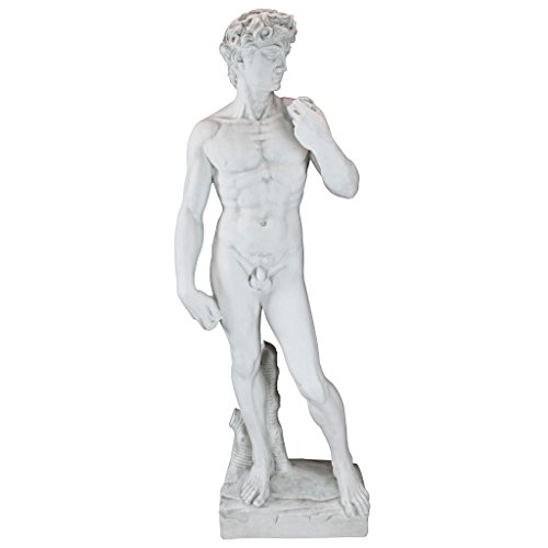 Design Toscano Statue de David en marbre collé (1504)
