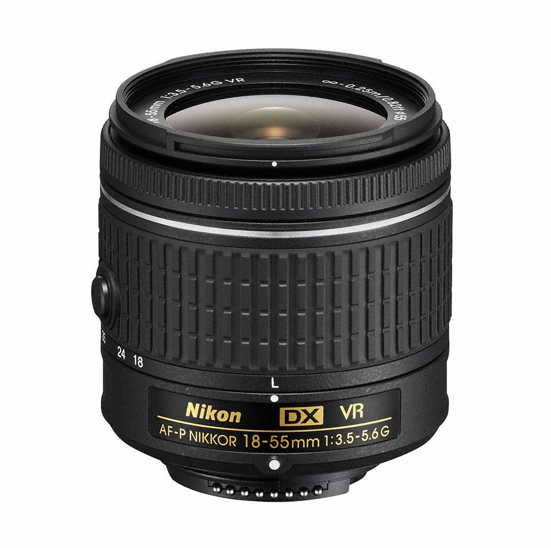Nikon Objectif AF-P DX NIKKOR 18-55mm f / 3.5-5.6G VR pour appareils photo reflex numériques
