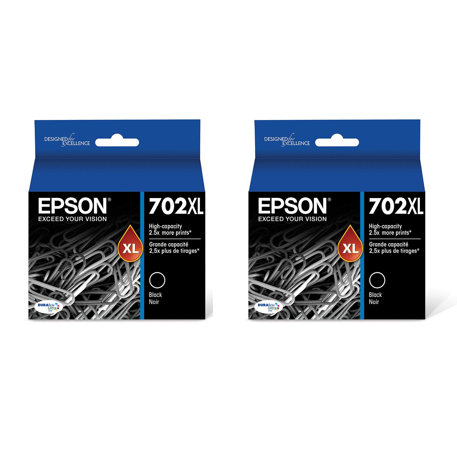 Epson T702XL120 DURABrite Cartouche d'encre ultra haute...
