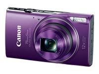 Canon PowerShot ELPH 360 HS avec zoom optique 12x et Wi-Fi intégré (violet)