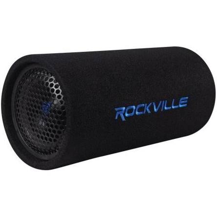 Audiosavings Rockville RTB65A 6.5 '300w Subwoofer de voiture actif alimenté Tube de basse + entrée MP3