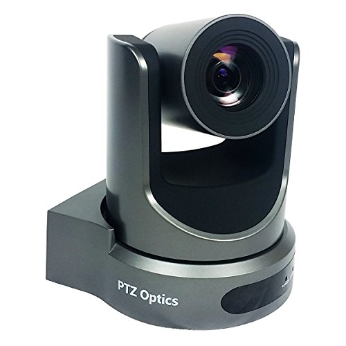 PTZOptics -Caméra de streaming IP PTZ 20X-SDI GEN-2 avec sorties HDMI et 3G-SDI simultanées - Gris
