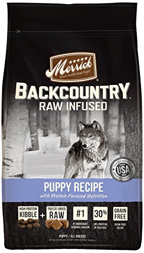 Merrick Backcountry Raw Infused Grain Free & with Healthy Grains Nourriture sèche pour chiens