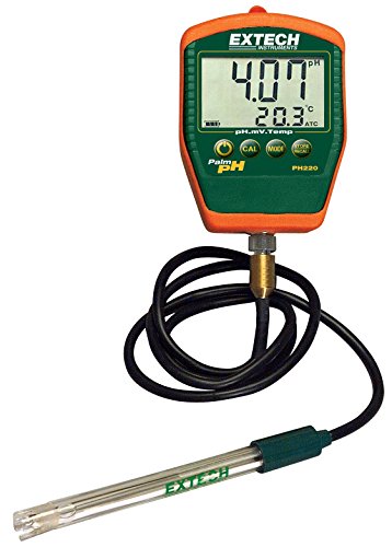 Extech pH-mètre de paume étanche PH220-C avec électrode...
