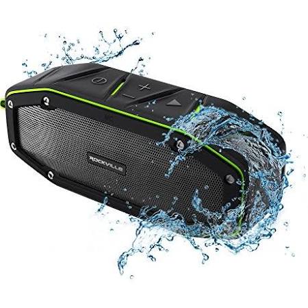 Rockville Haut-parleur Bluetooth étanche portable robuste RPB27 20w w Bumping Bass!