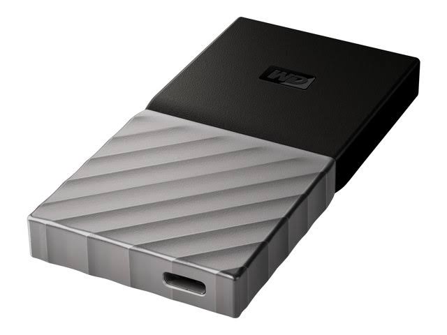 Western Digital Stockage portable SSD WD 1 To My Passport - USB 3.1 - Noir-Gris - WDBK3E0010PSL-WESN