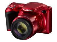 Canon PowerShot SX420 IS (rouge) avec zoom optique 42x et Wi-Fi intégré
