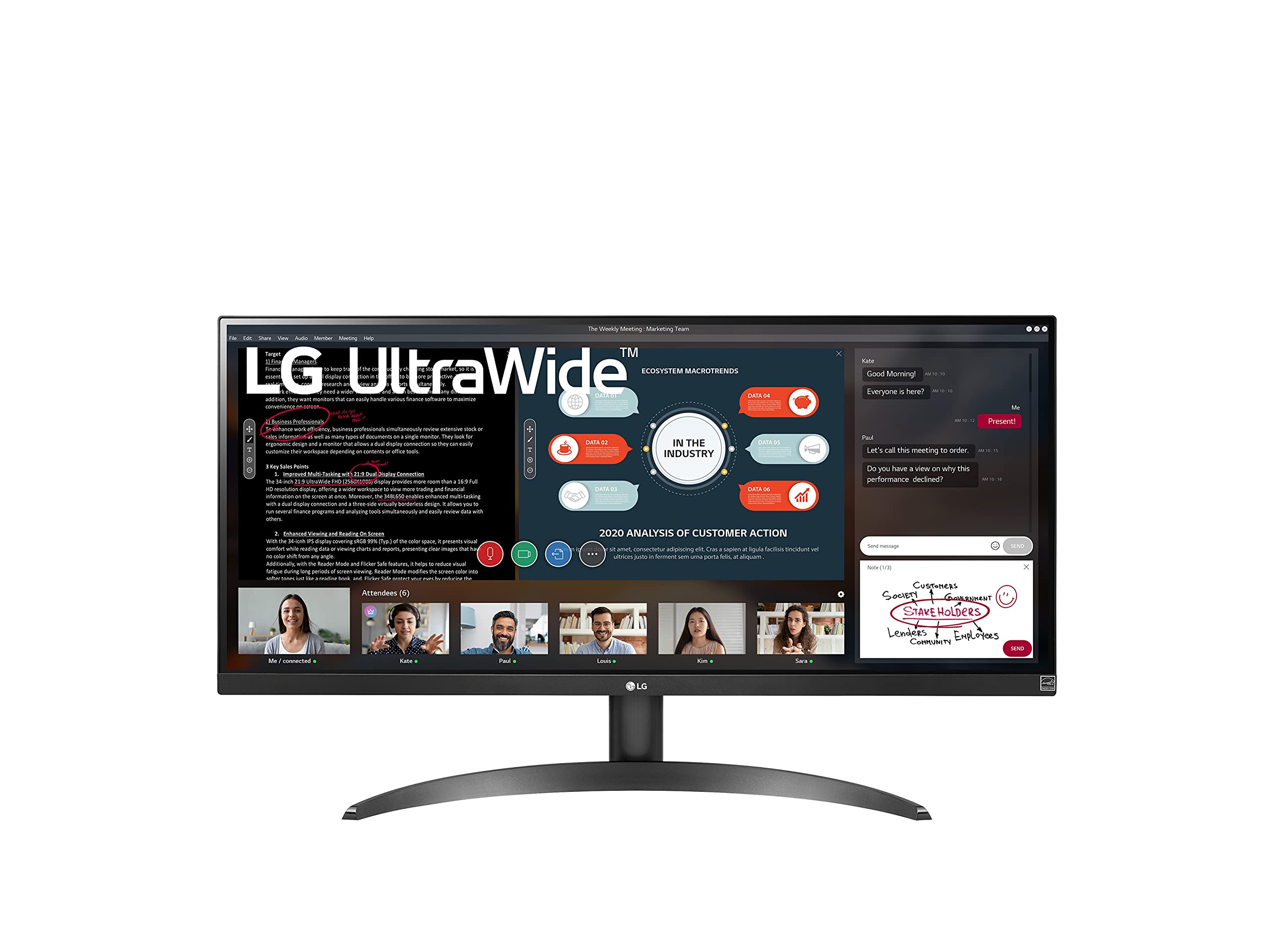 LG 29 Moniteur UltraWide Full HD HDR avec FreeSync