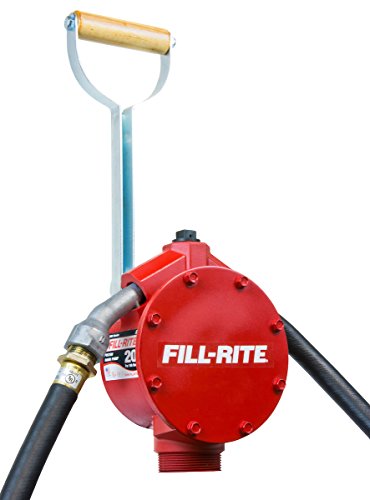 Fill-Rite Pompe manuelle à piston FR152 avec tuyau et bec de buse