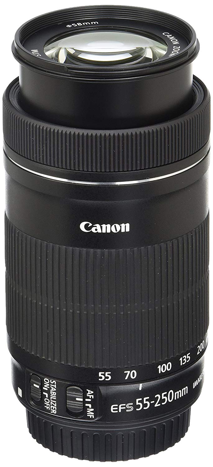 Canon Objectif EF-S 55-250 mm F4-5.6 IS STM pour appare...