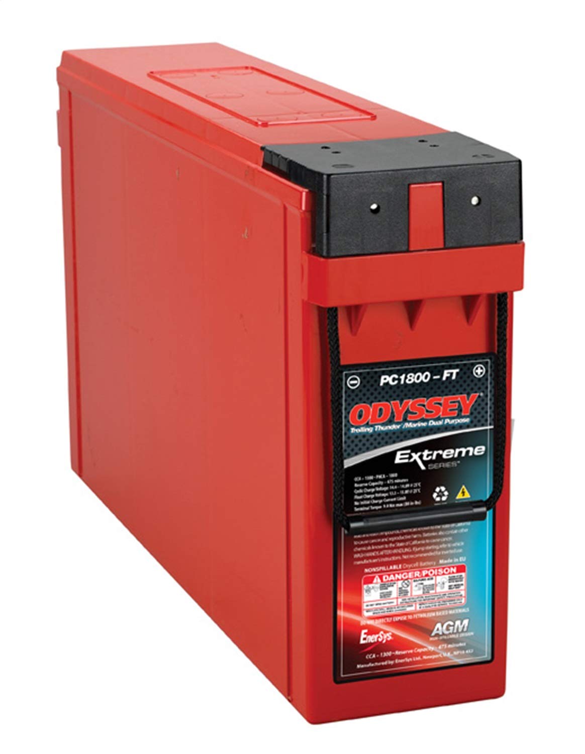 Odyssey Battery Battery PC1800-FT Marine Battery 1800 PHCA