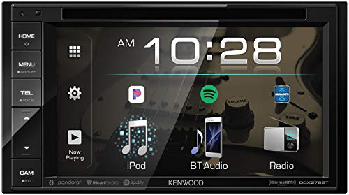 KENWOOD DDX276BT Récepteur DVD 6.2 avec Bluetooth | Stéréo de voiture Bluetooth double DIN avec écran tactile résistif clair 6.2