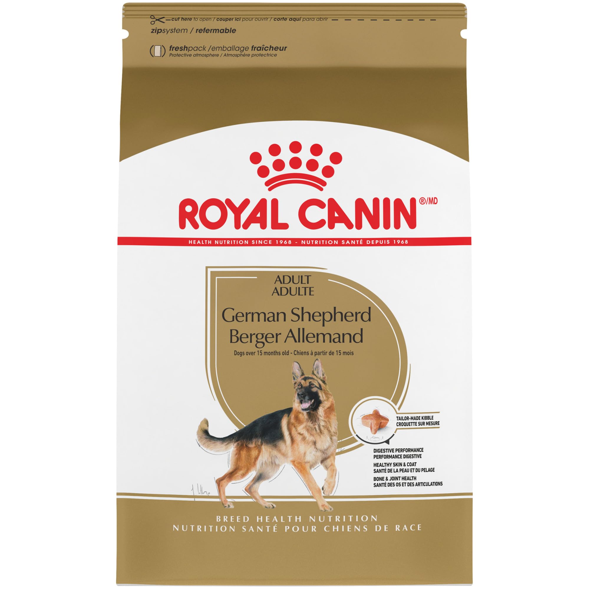 Royal Canin Nourriture sèche pour chiens adultes berger...