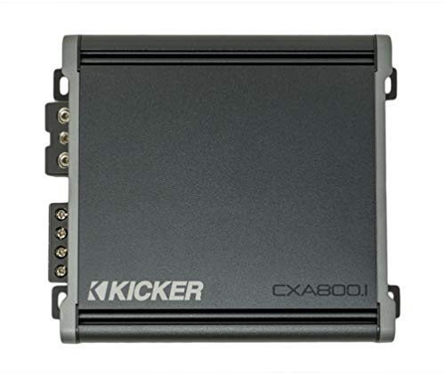 Kicker 46CXA8001 Amplificateur audio de voiture Classe D Mono 1600W Peak Sub Amplifier CXA800.1