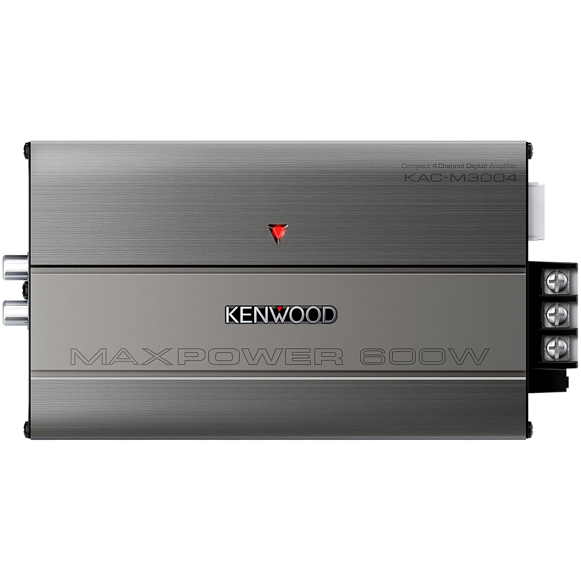 KENWOOD KAC-M3004 Amplificateur numérique compact 600 W 4 canaux pour voiture/marine/sports motorisés