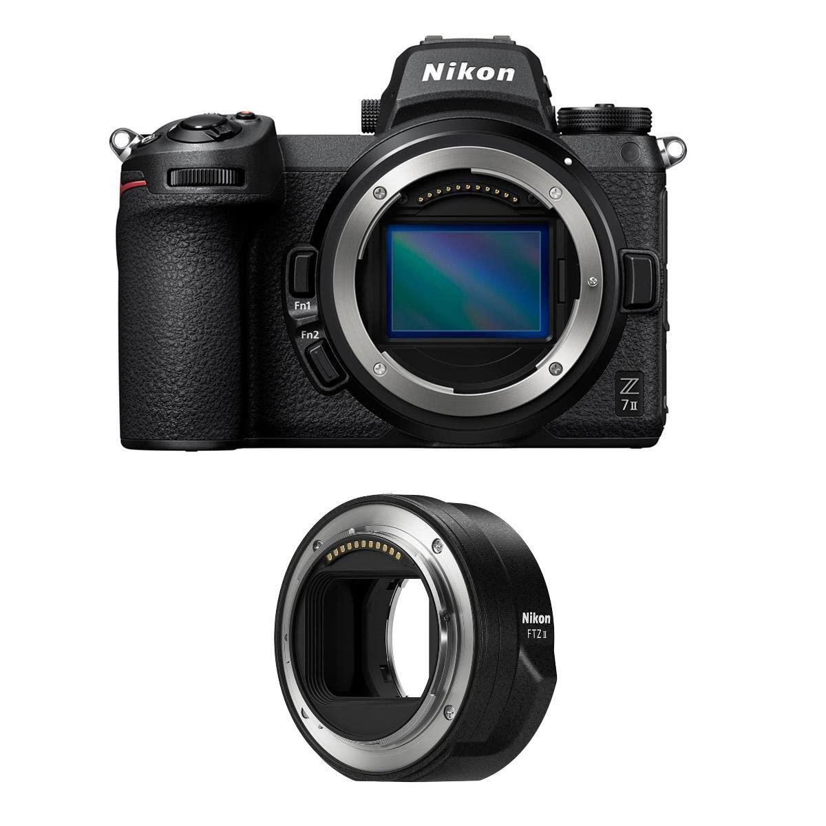 Nikon Ensemble appareil photo numérique sans miroir Z 7II avec adaptateur de montage FTZ II