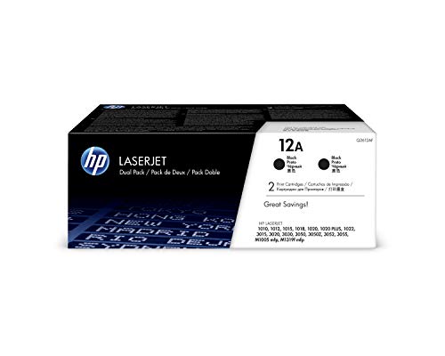 HP 12A | Q2612D | 2 cartouches de toner | Noir