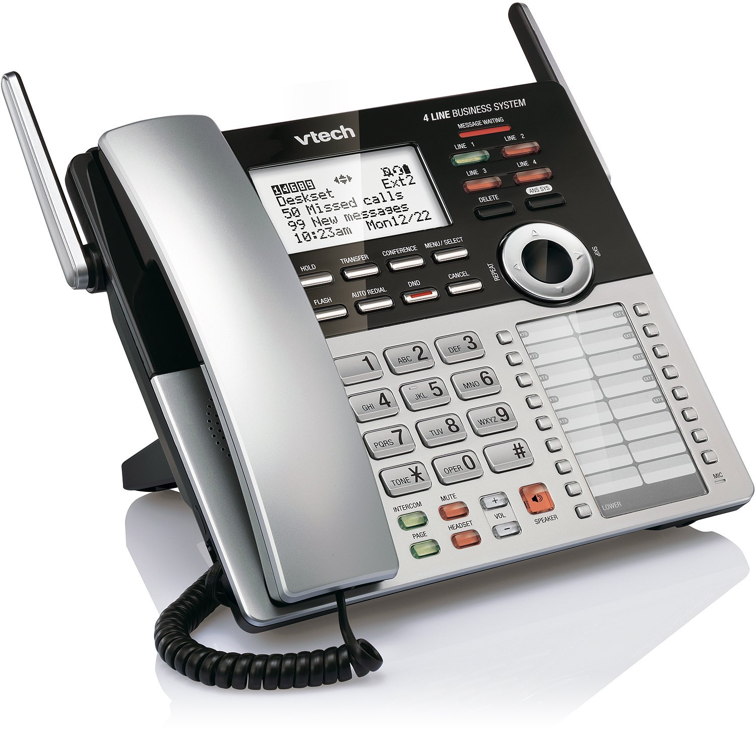 Vtech Poste de travail d'extension  CM18245 pour système téléphonique de bureau  CM18845 pour petites entreprises