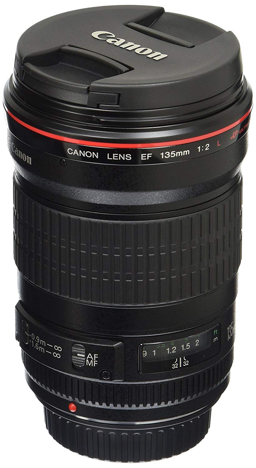 Canon Objectif EF 135 mm f / 2L USM pour appareils photo reflex - Fixe