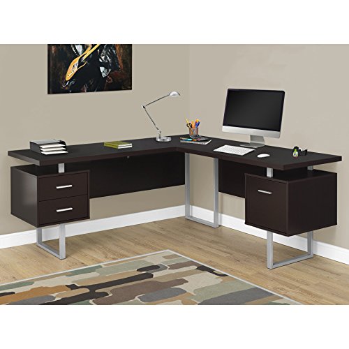 Monarch Specialties Bureau d'Ordinateur Gauche ou Droite Taupe Foncé 70'L