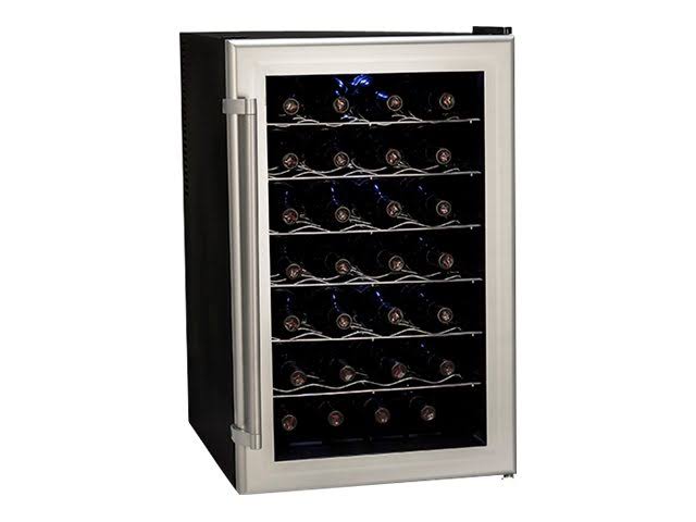 Koldfront TWR282S Refroidisseur à vin thermoélectrique ultra capacité de 28 bouteilles - Platine