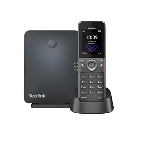 Yealink Ensemble de téléphones IP DECT W73P W73H avec s...