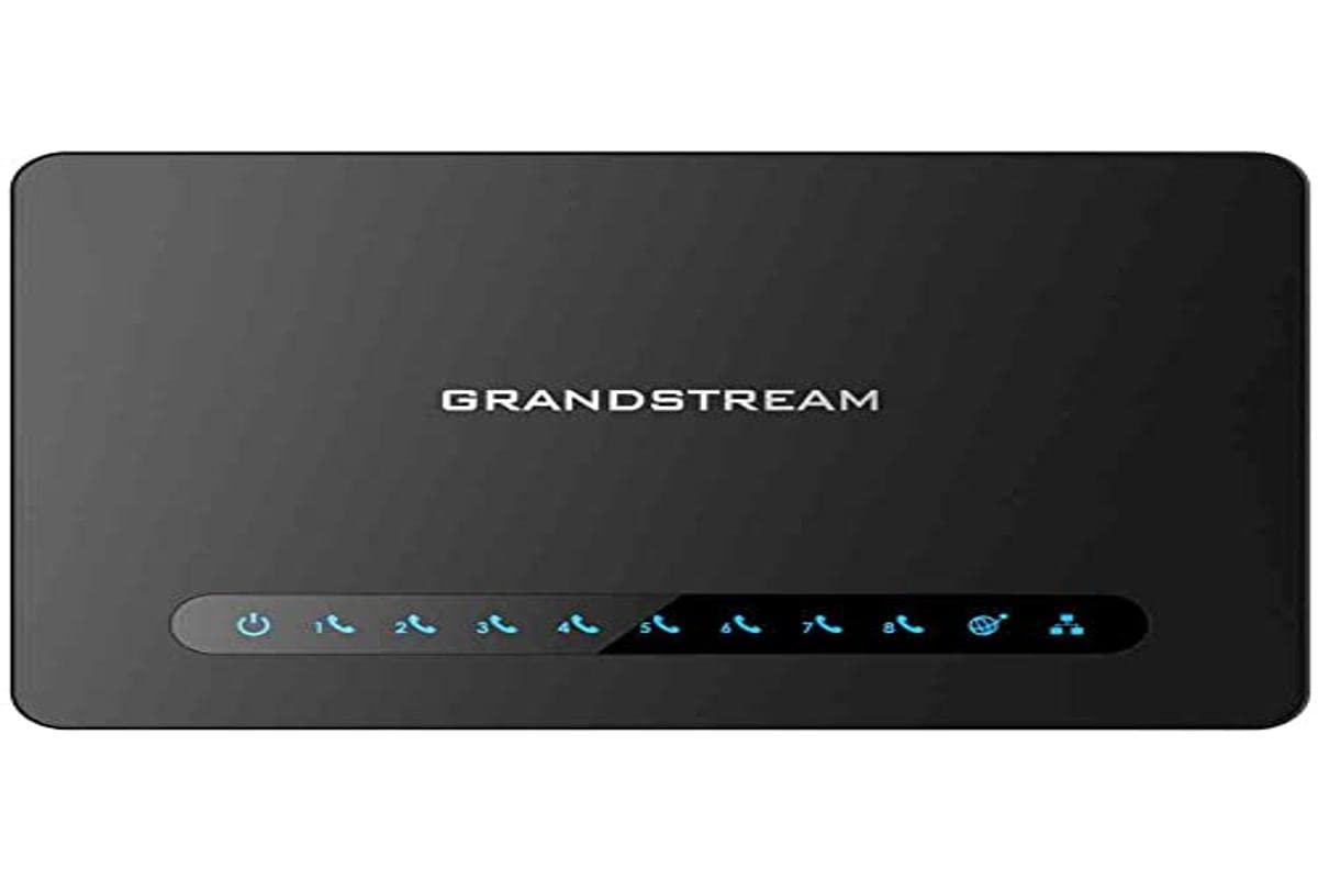Grandstream Puissante passerelle FXS à 8 ports avec routeur NAT Gigabit (HT818)